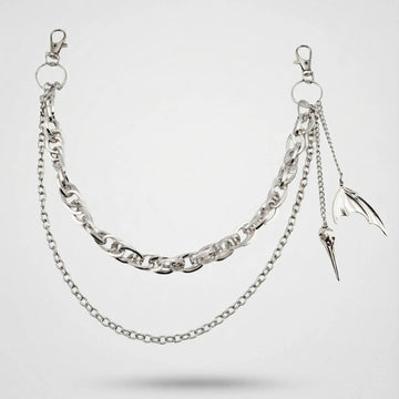 Moire Wingfang Double Chain Belt