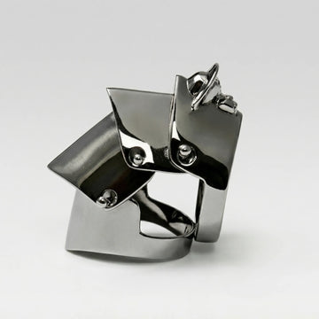 Moiré Armor Ring