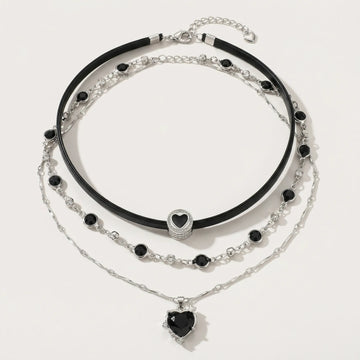 Moiré 90s Grunge Charms Necklace