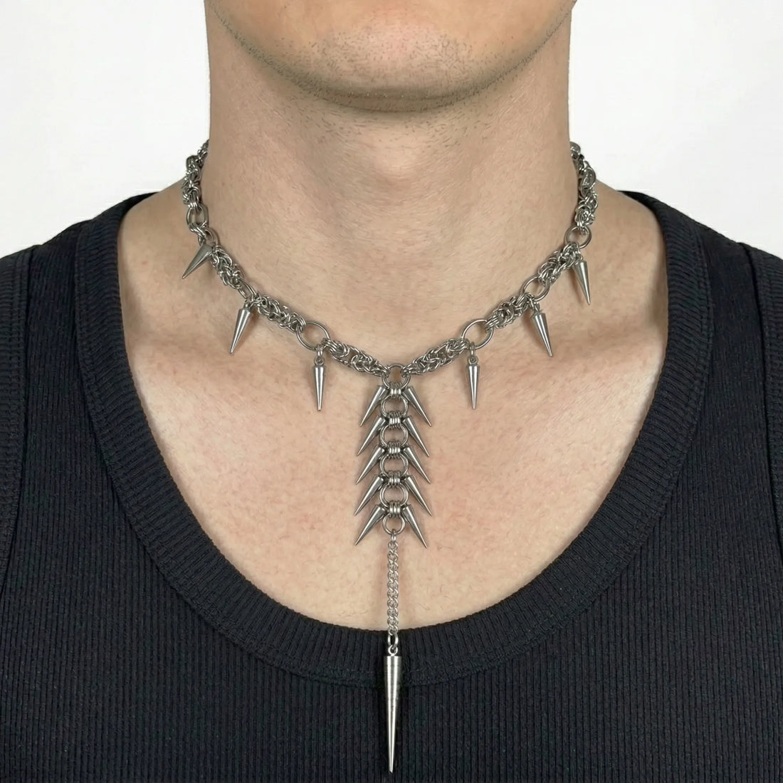 Moiré Industrial Rivet Chain