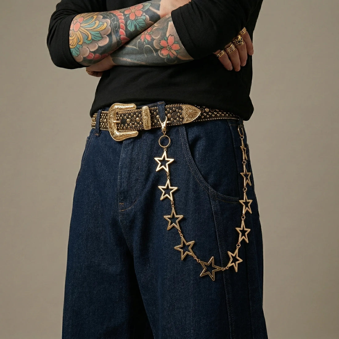Moiré Stellar Jean Chain