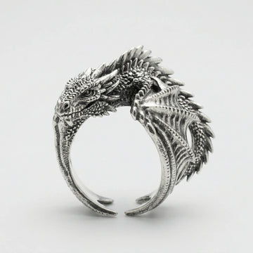 Moiré Pterosaur Wing Ring