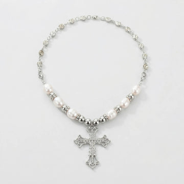 Moiré Sovereign Pearl Cross