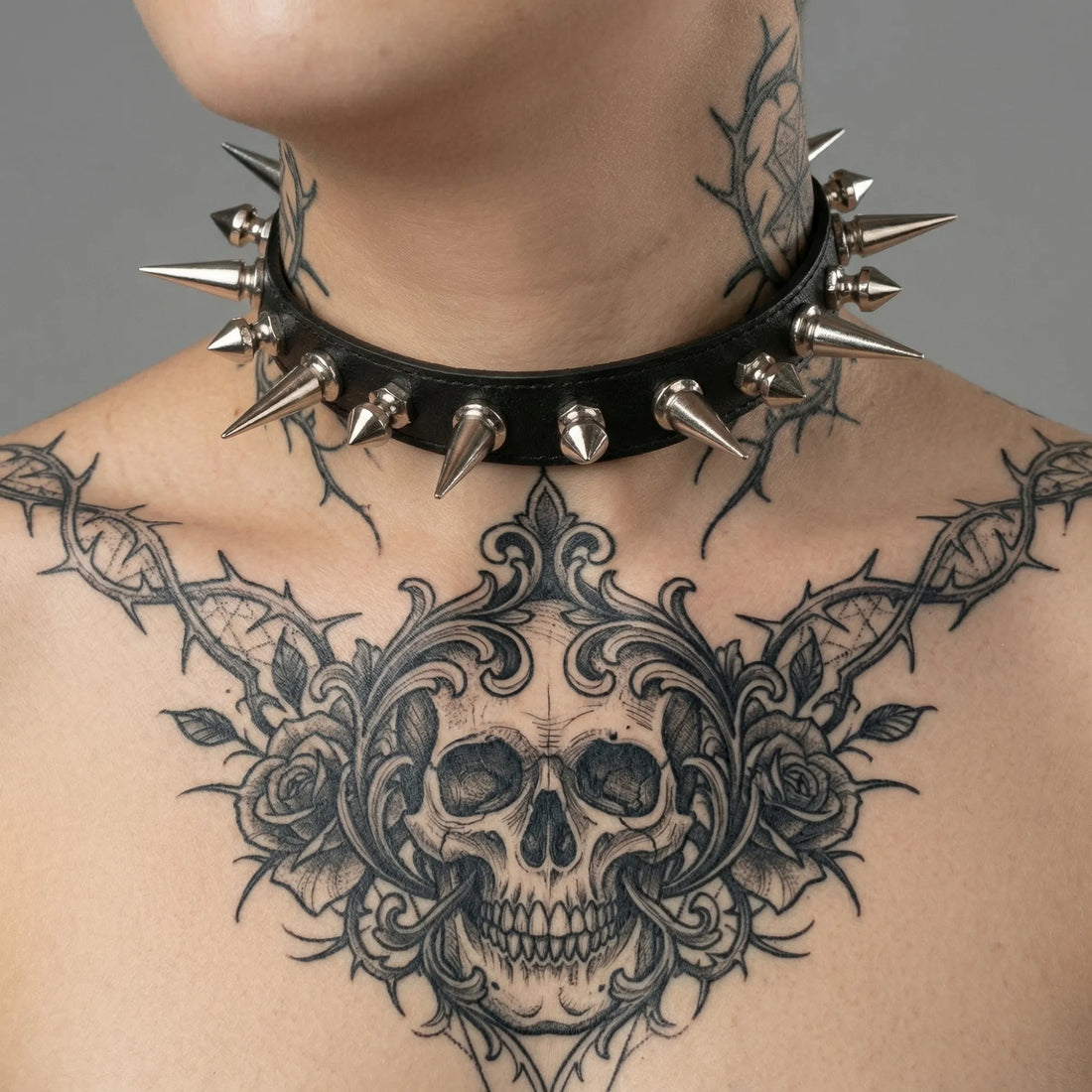 Moiré Spike Torque Choker