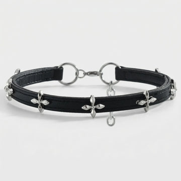 Moiré Ritual Spike Choker