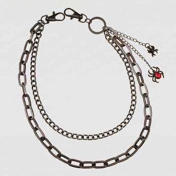 Moire Venom Spider Chain Belt