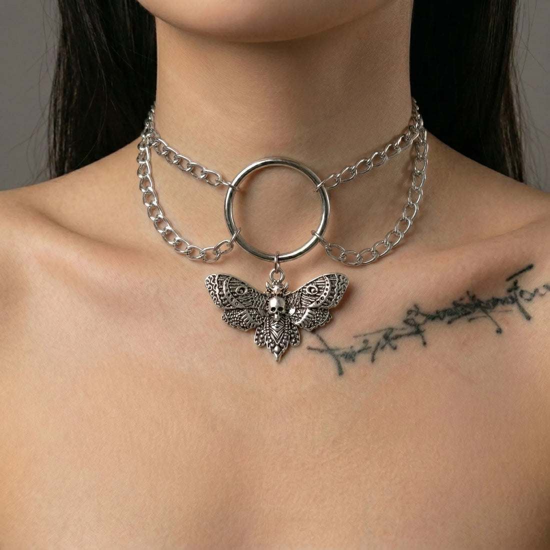 Moiré Night Moth Choker
