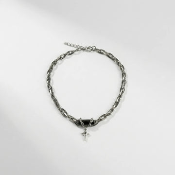 Moire Obsidian Spike Chain