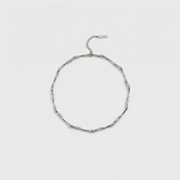 Moire Wave Figaro Chain