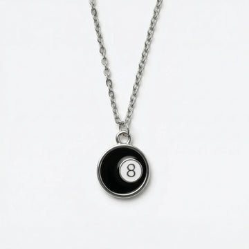 Moire Lucky 8 Ball Chain