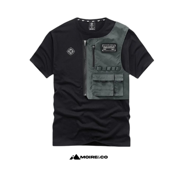 Moire Y2K Techwear Oversized Tee