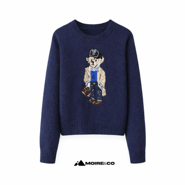 Moiré Bear Knit – Exclusive Pullover