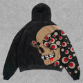 Y2K Cloths Techwear Autumn New Mens Funny Skull 3D Print Tracksuit Men Hoodie Fashion Streetwear Black Skeleton Hoodies For Man