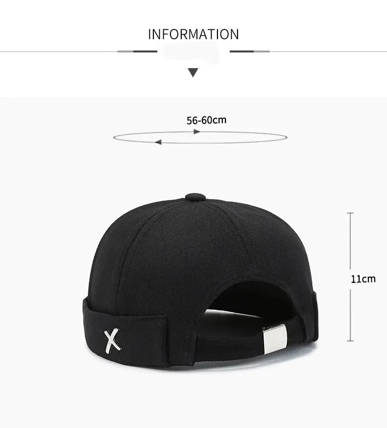 Spring New Guppi Hat, Korean Version Street Hat, Personality, Beanie, Round Hat, Sailor, Landlord Hat, Men's And Women's Niche