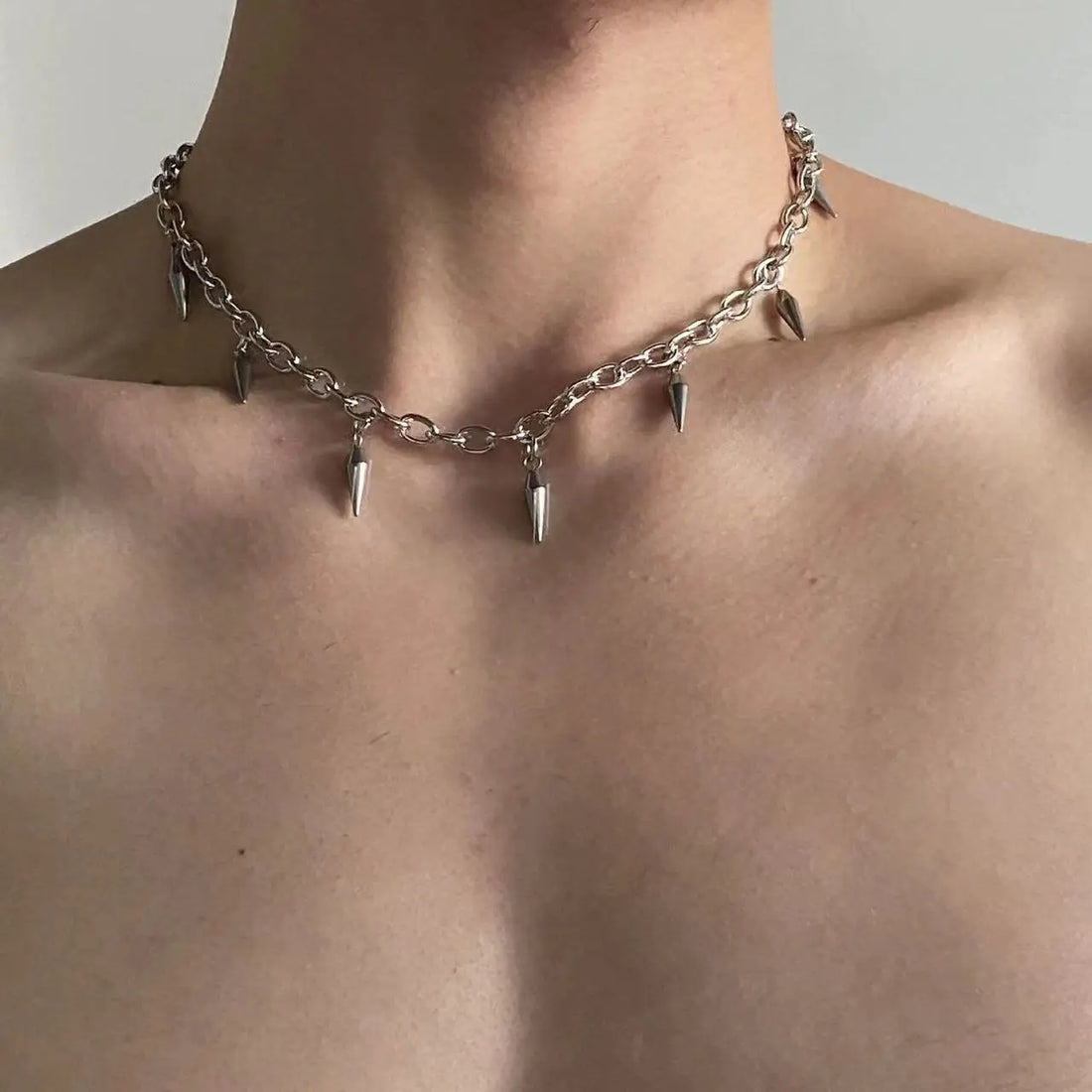 Moire Titanium Fade Chain