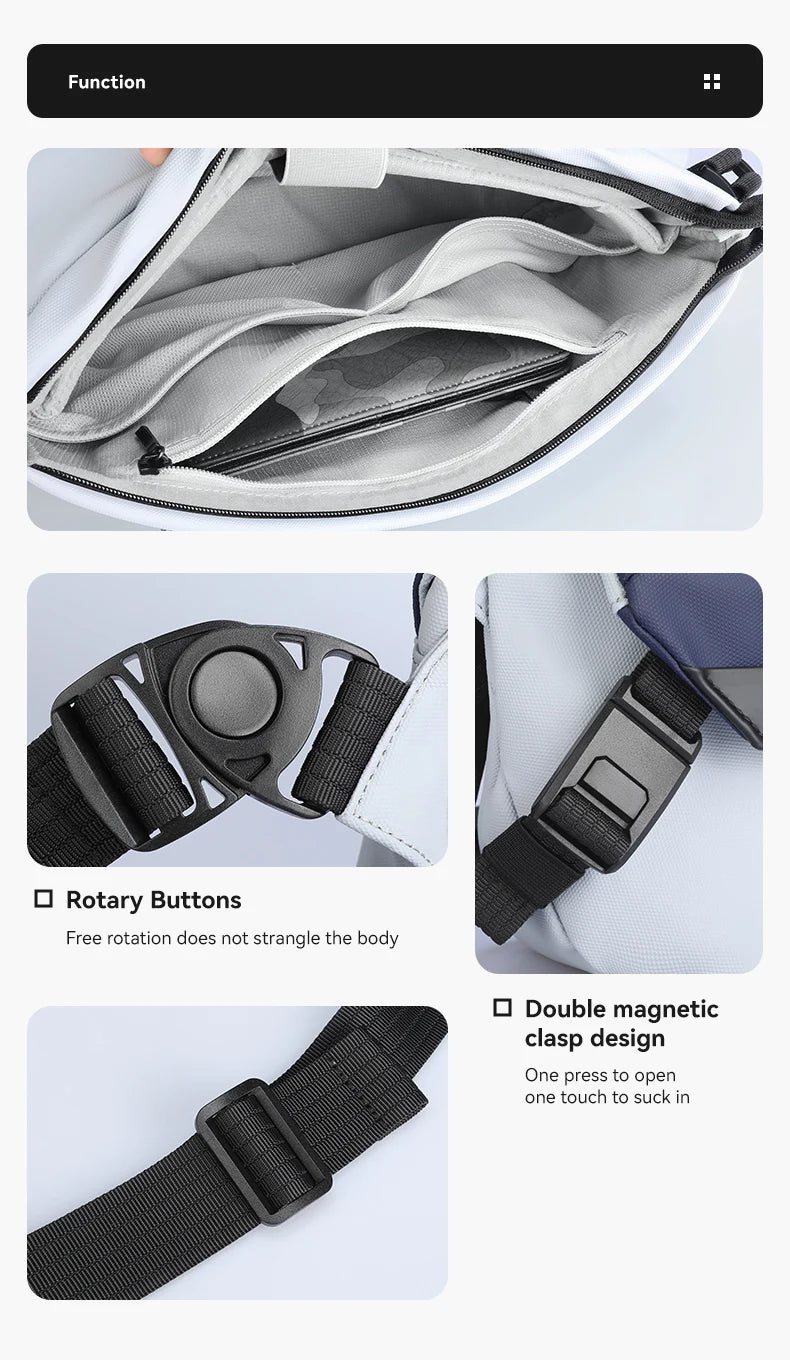 MarkRyden Mailman: Messenger Bags, large capacity, oxford material, multifunctional crossbody bag