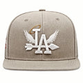 Fashion Unisex LA Embroidery Baseball Caps Los Angeles Snapback Hat Angel Wings Hip Hop Caps Outdoor Adjustable Casual Sun Hats