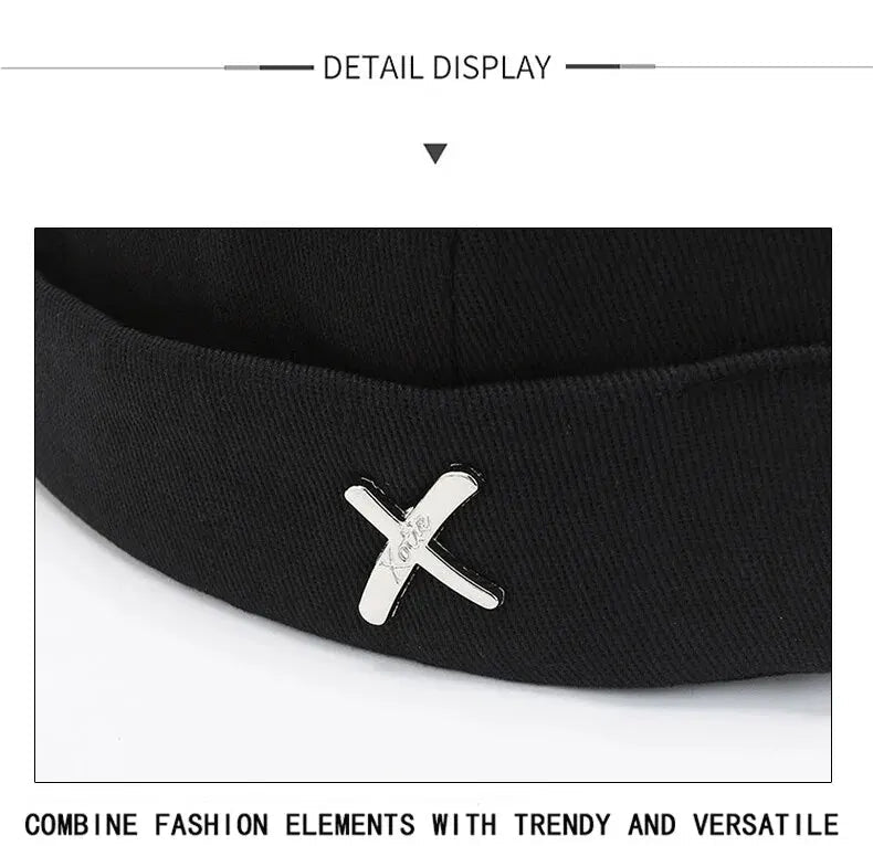 Spring New Guppi Hat, Korean Version Street Hat, Personality, Beanie, Round Hat, Sailor, Landlord Hat, Men's And Women's Niche