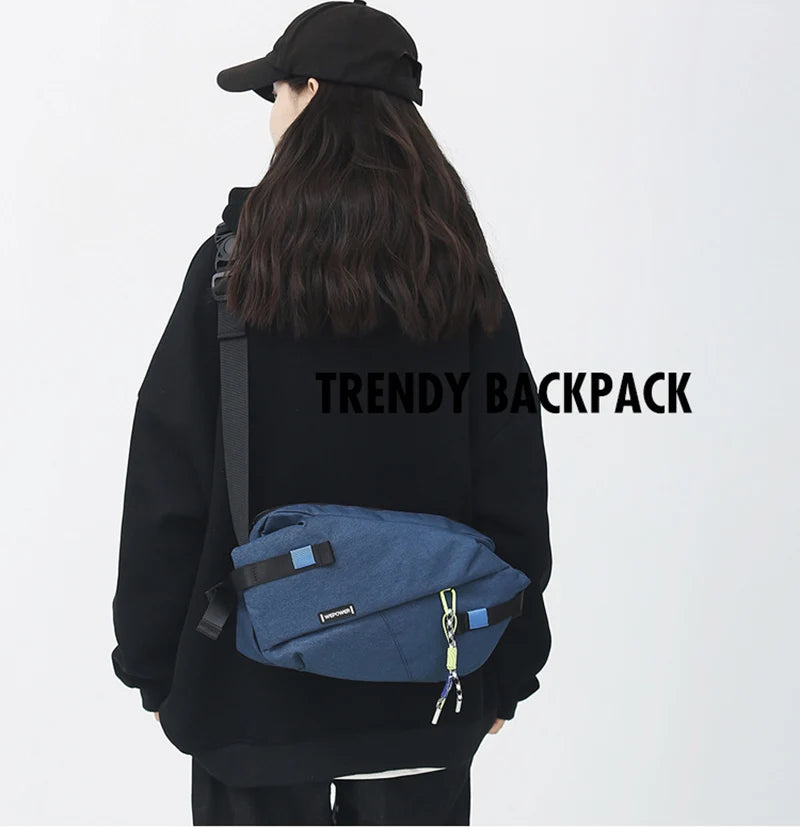 High Quality Nylon Panelled Waist Packs 2024 New Brand Unisex Chest Pack Casual Outdoor Travel Crossbody Bag Men Wasit Belt Bags