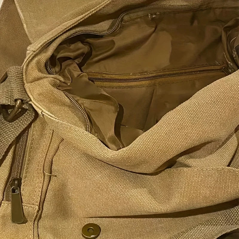 Women's Canvas Shoulder Bag Large Capacity Crossbody Bag Cartoon Messenger Tote Bag Bags Bags