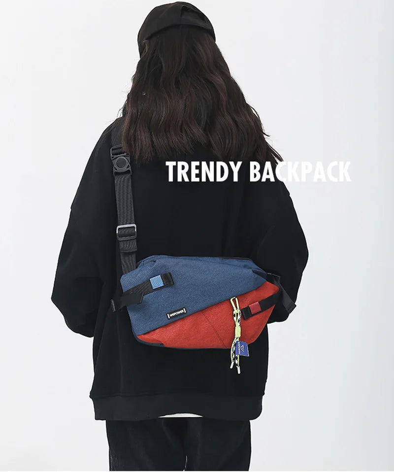 High Quality Nylon Panelled Waist Packs 2024 New Brand Unisex Chest Pack Casual Outdoor Travel Crossbody Bag Men Wasit Belt Bags