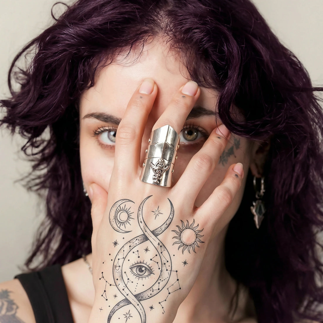 Moiré Armor Ring